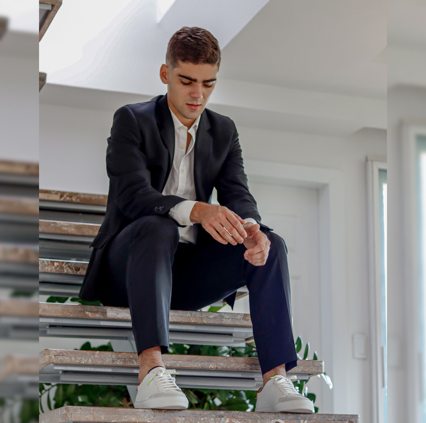 Men's Arancione Everyday Sneaker