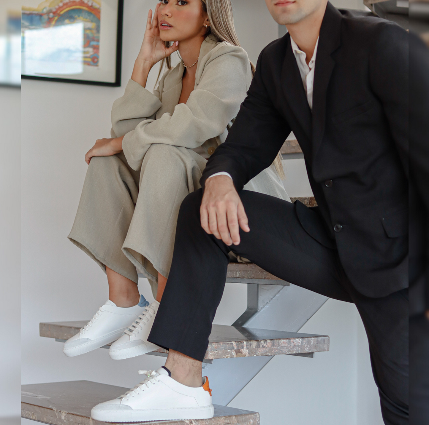 Men's Arancione Everyday Sneaker