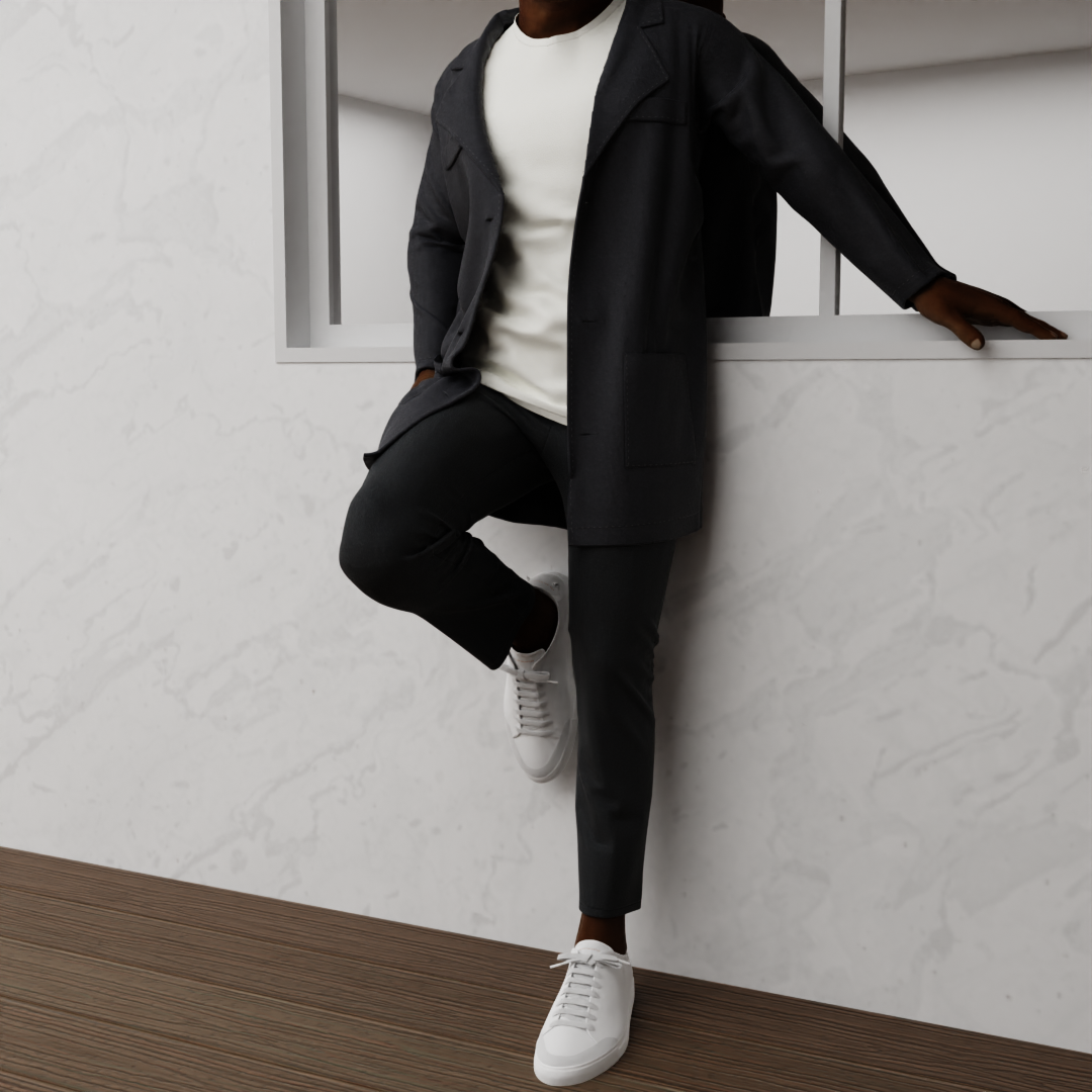 Men's White Everyday Sneaker
