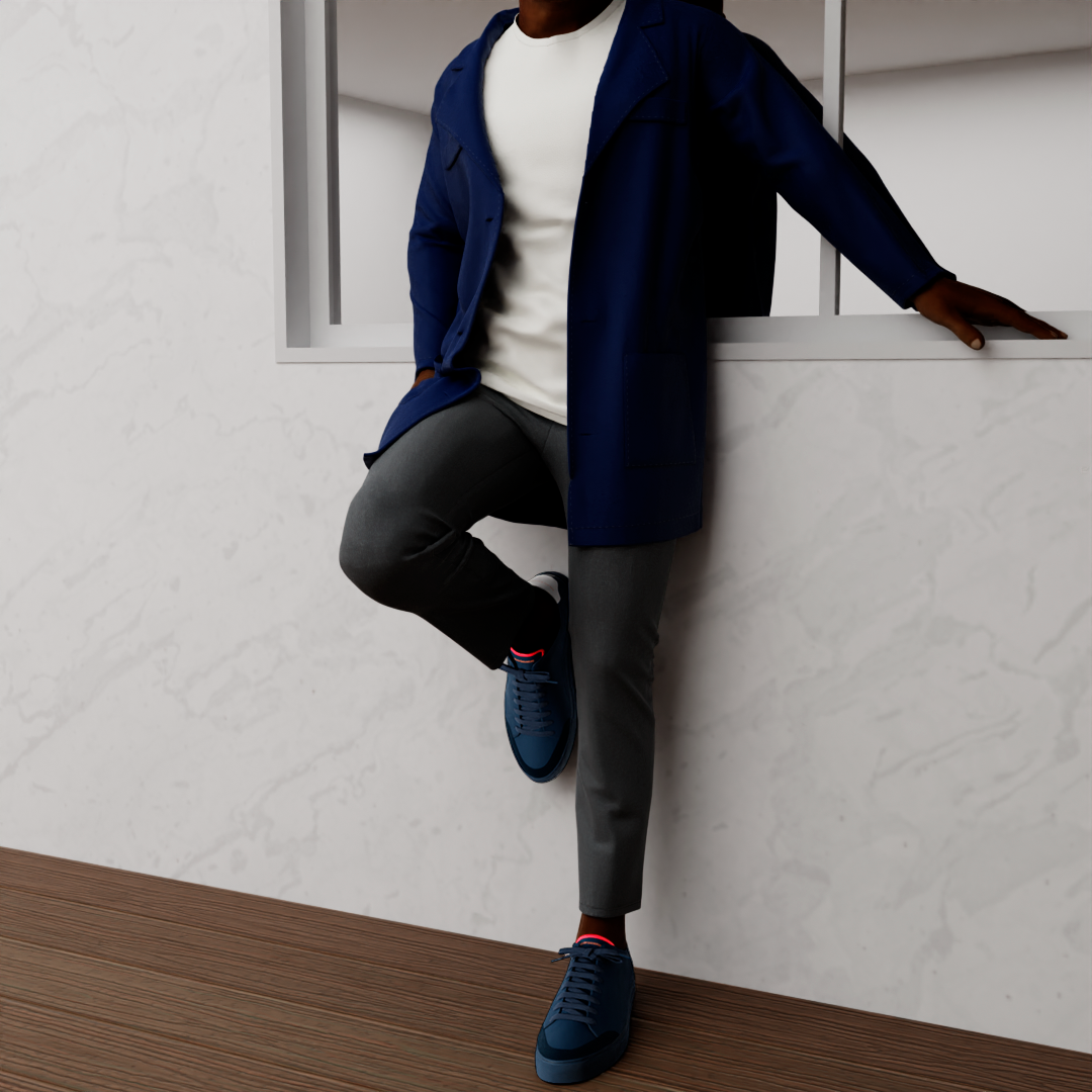 Men's Blue Everyday Sneaker