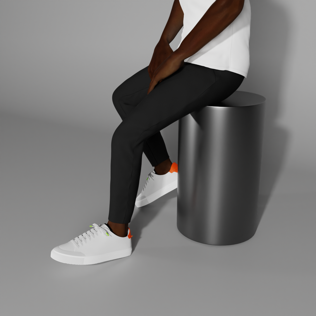 Men's Arancione Everyday Sneaker