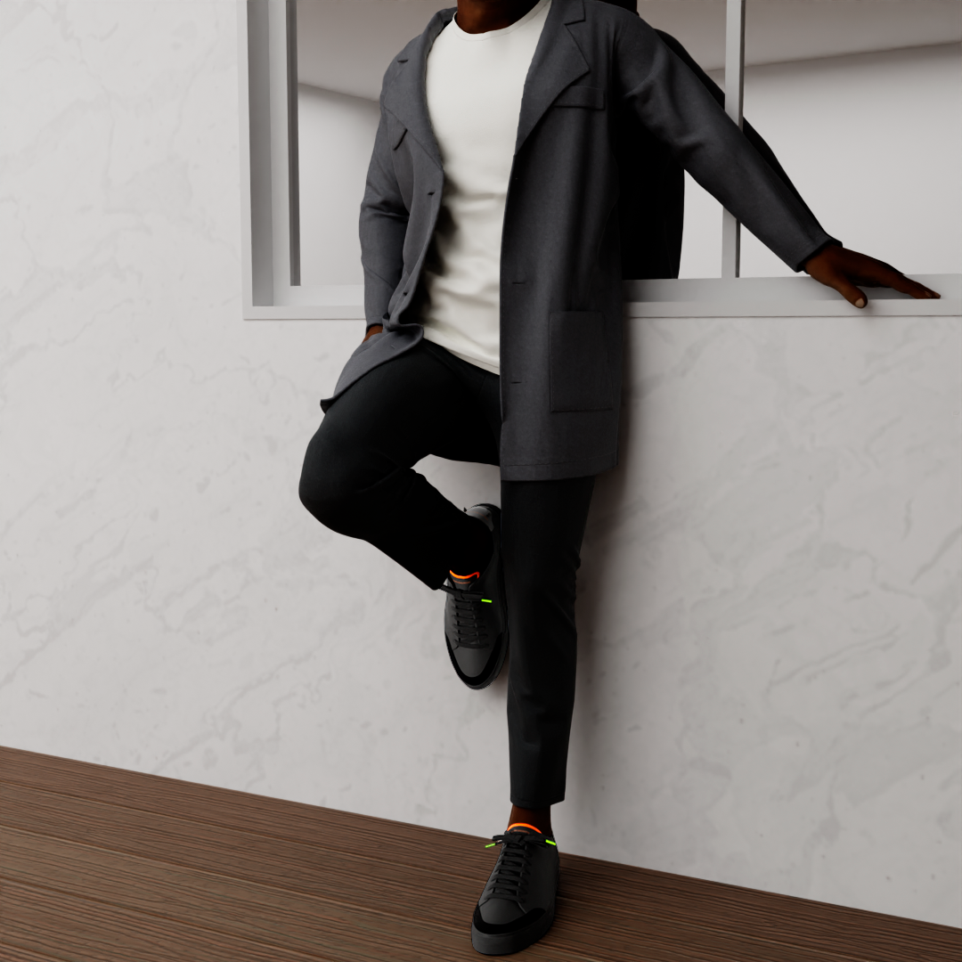 Men's Black Everyday Sneaker